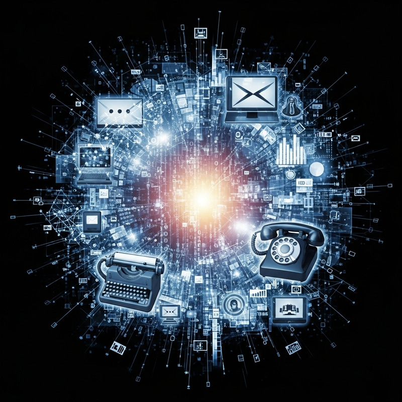 Abstract Digital Transformation Imagery Abstract Digital Transformation Imagery