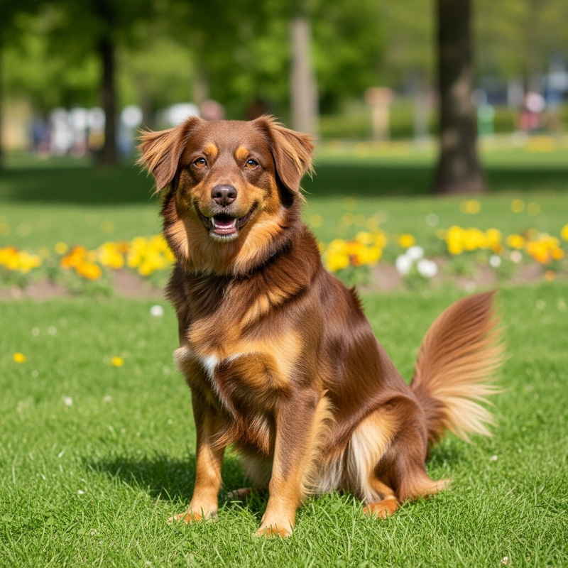 Adorable Dog Enjoying a Sunny Day