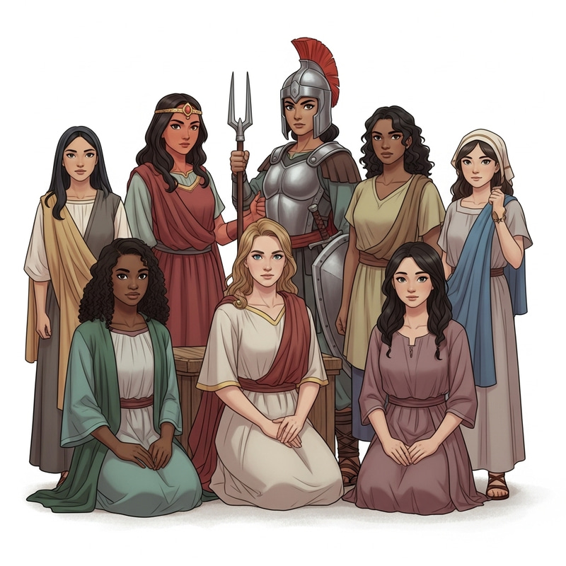 Powerful Young Biblical Women: Maria Magdalena, Reina Ester, Jael, Deborah, Miriam, Ana, Rut Powerful Young Biblical Women: Maria Magdalena, Reina Ester, Jael, Deborah, Miriam, Ana, Rut