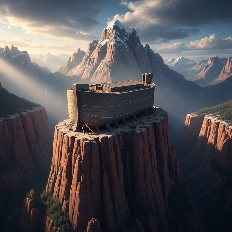 Noah's Ark on Mount Rushmore National Memorial