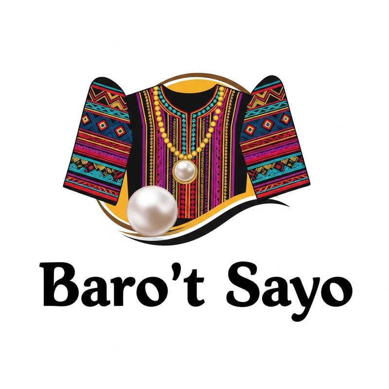 Filipino Culture Logo Design: Baro't Saya & Pearl Imagery Filipino Culture Logo Design: Baro't Saya & Pearl Imagery