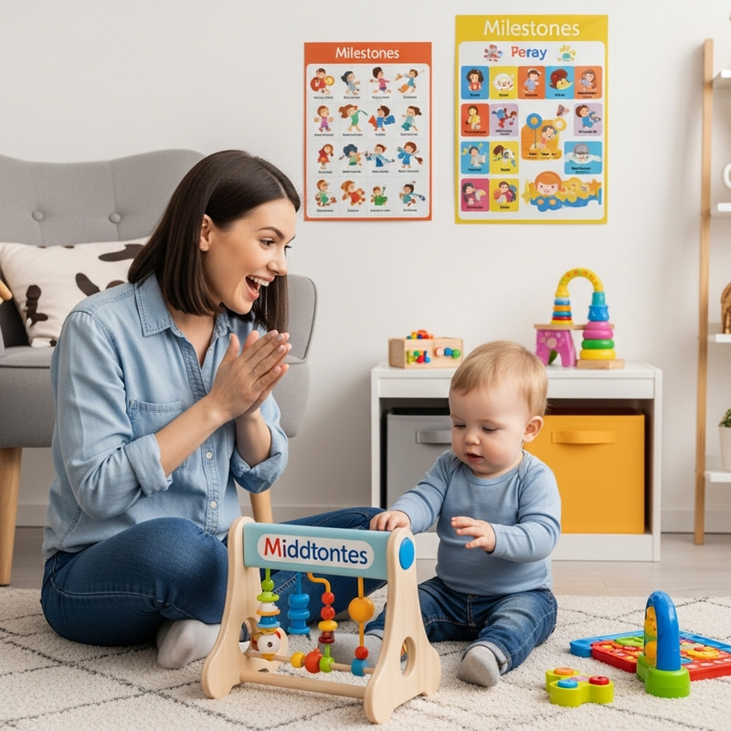 Loving Mom Celebrating Child's Milestones | Joyful Bond Loving Mom Celebrating Child's Milestones | Joyful Bond