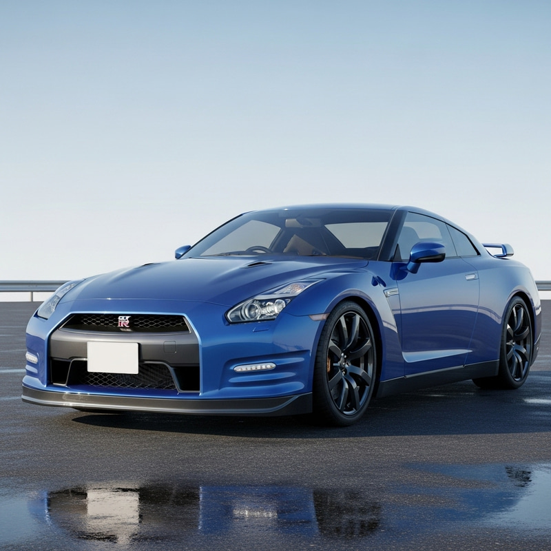Detailed Nissan GTR R35 | Modern Sports Car Design