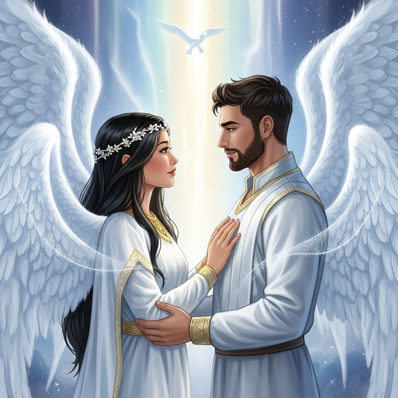 Heart-Warming Divine Couple | Ethereal Relationship Moment Heart-Warming Divine Couple | Ethereal Relationship Moment