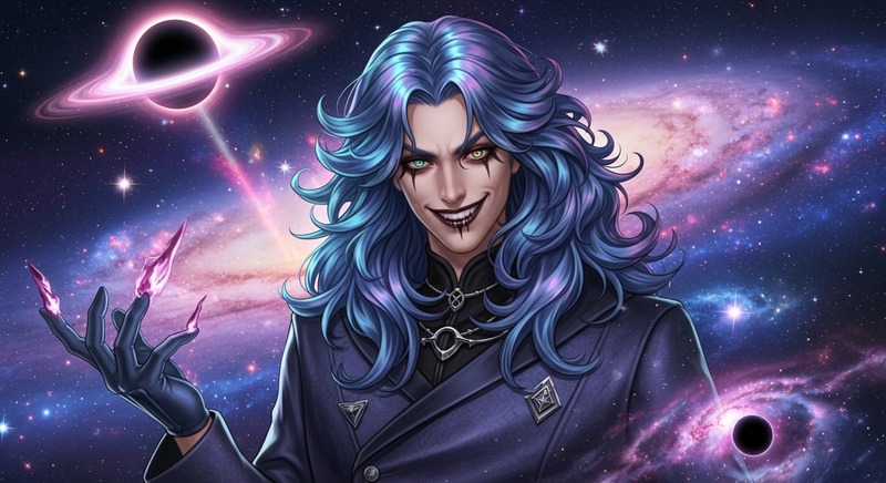 Galactic Villain with Iridescent Hair | Anti-Hero Odyssey Kayn Galactic Villain with Iridescent Hair | Anti-Hero Odyssey Kayn