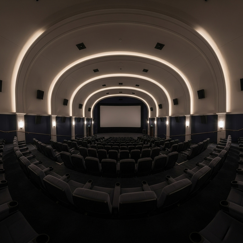 Calming Cinema Hall: A 360° Serene Experience