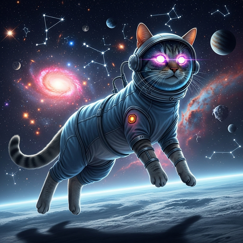 Gato Espacial: A Mesmerizing Space Cat Experience Gato Espacial: A Mesmerizing Space Cat Experience