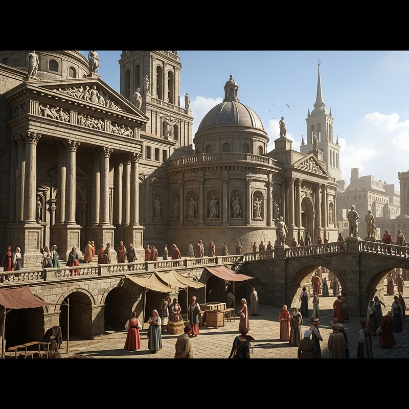 Architecture Antique: Magnificent Stone Edifices & Classical Details