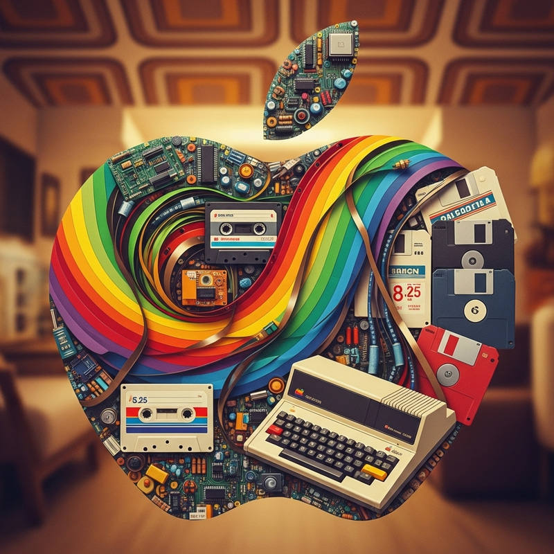 Retro Apple 1977 & Vintage Tech Aesthetic Retro Apple 1977 & Vintage Tech Aesthetic