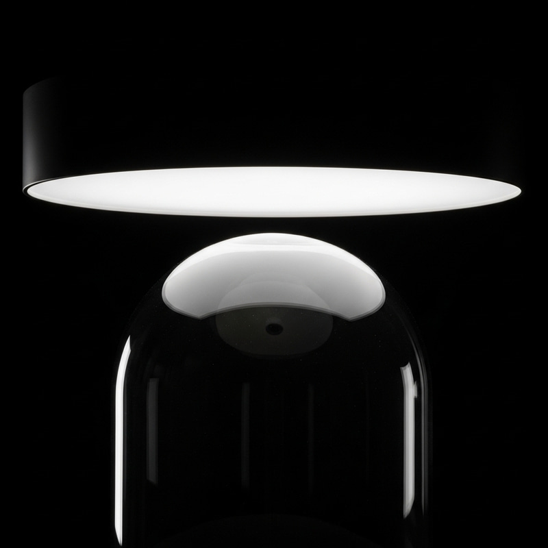 Glass Dome Shining Under Dark Sky