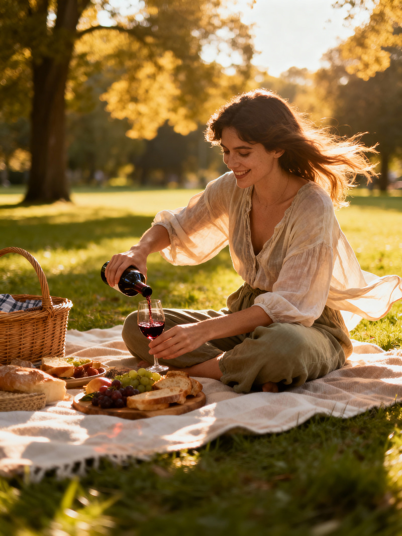 Perfect Picnic Setup in the Park Perfect Picnic Setup in the Park