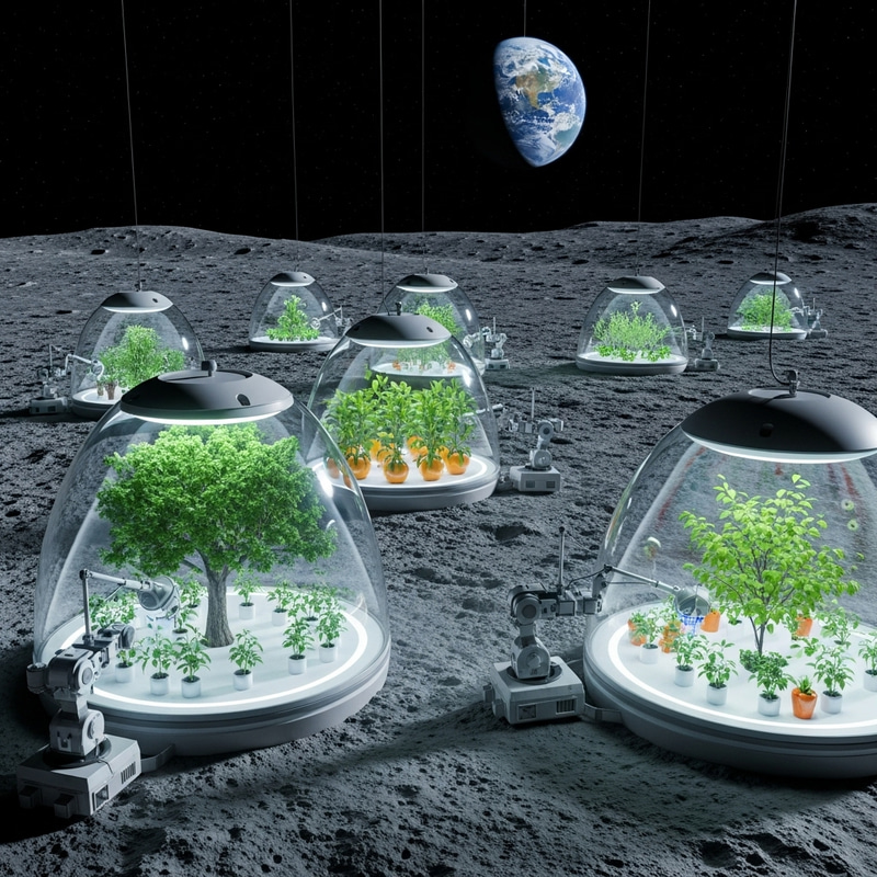 Lunar Cultivation Capsules | Moon's Agricultural Modules Lunar Cultivation Capsules | Moon's Agricultural Modules