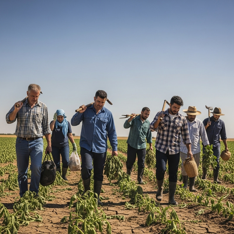 Farmers Abandoning Fields Due to Severe Drought Farmers Abandoning Fields Due to Severe Drought