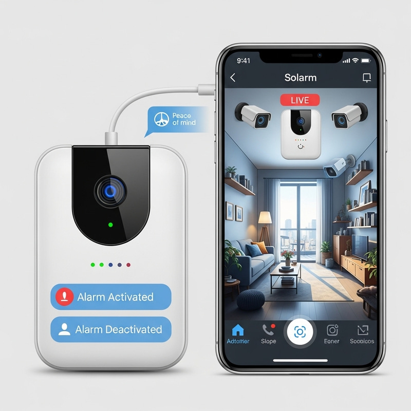 Connected Alarm System: Reduce Stress, Anxiety, and Fear