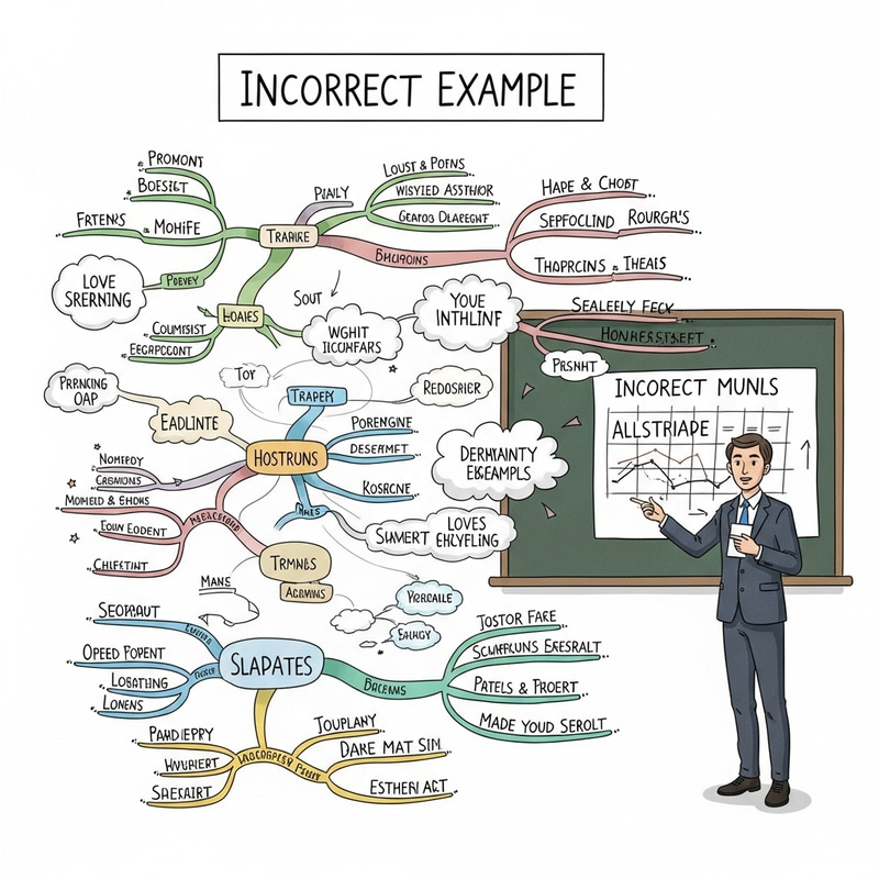 Creating a Chaotic Mind Map Example for Student Learning