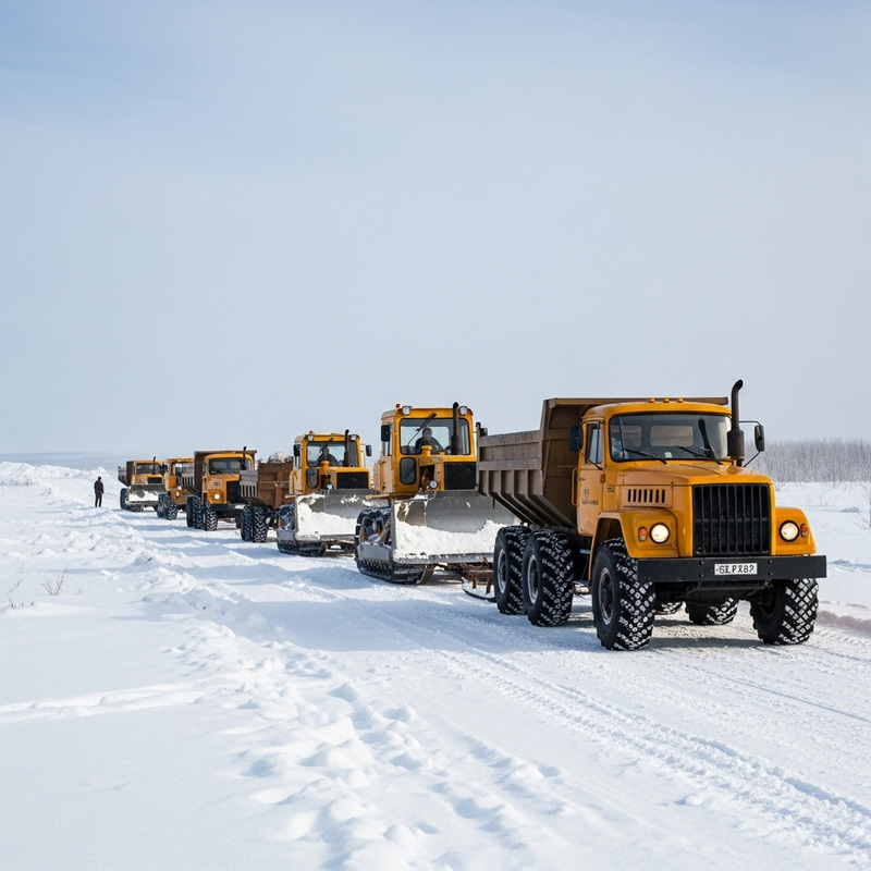 Pioneer Expedition from Pangody to Novy Urengoy in 1973