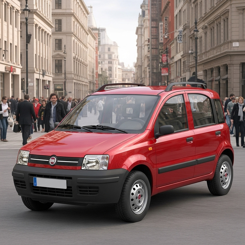 Compact City Car Design Inspired by Fiat Panda Compact City Car Design Inspired by Fiat Panda