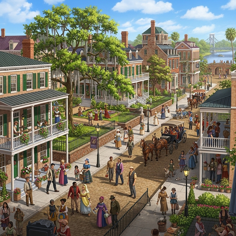 Explore a Beautiful Savannah-like City Colony Explore a Beautiful Savannah-like City Colony