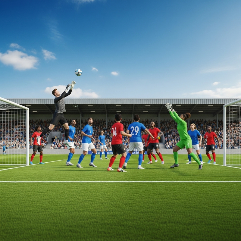 Diverse Soccer Match Excitement: Multicultural Players & Spectators Diverse Soccer Match Excitement: Multicultural Players & Spectators