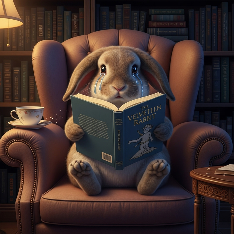 Crying Rabbit Reading: Emotional Storytime and Tears Crying Rabbit Reading: Emotional Storytime and Tears