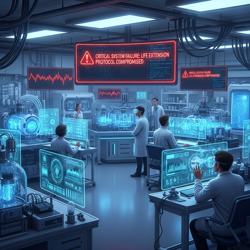 Future Laboratory: Extending Human Lifespan Research Mishap