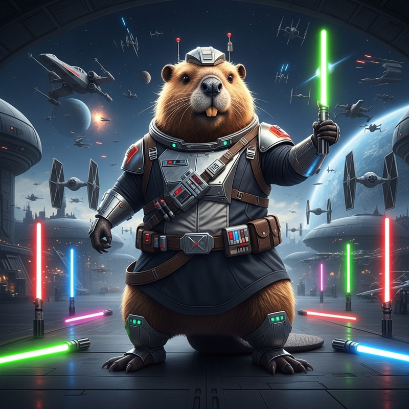 Star Wars Beaver: Sci-Fi Adventure Art Star Wars Beaver: Sci-Fi Adventure Art