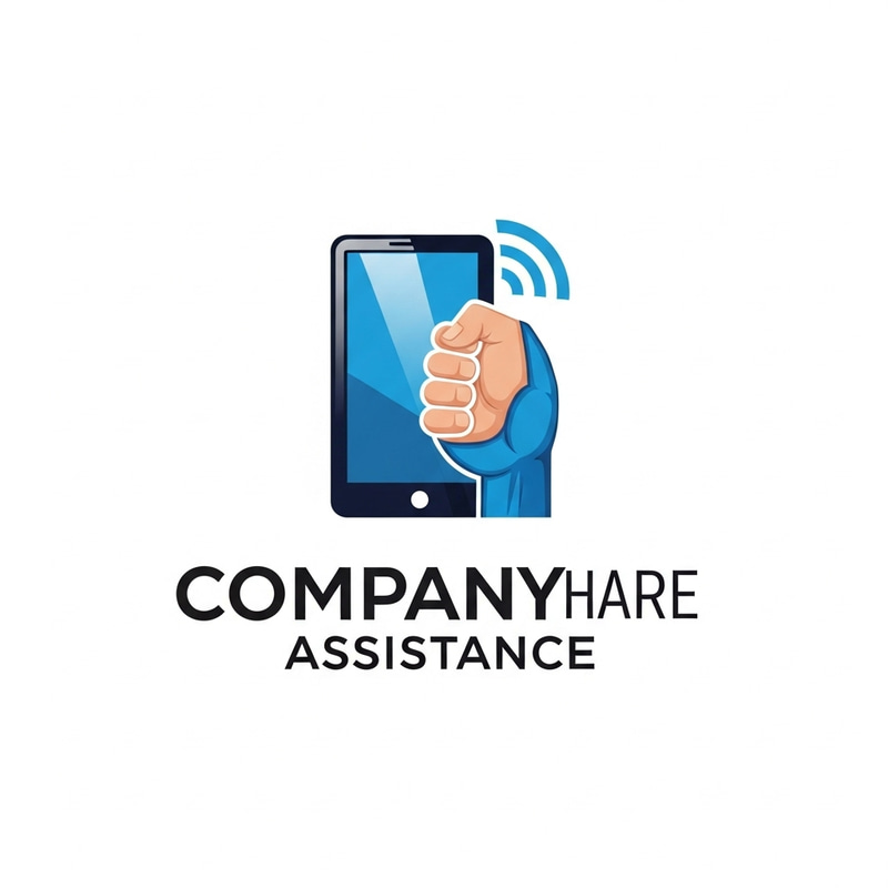 Professional Technology Assistance Logo Design