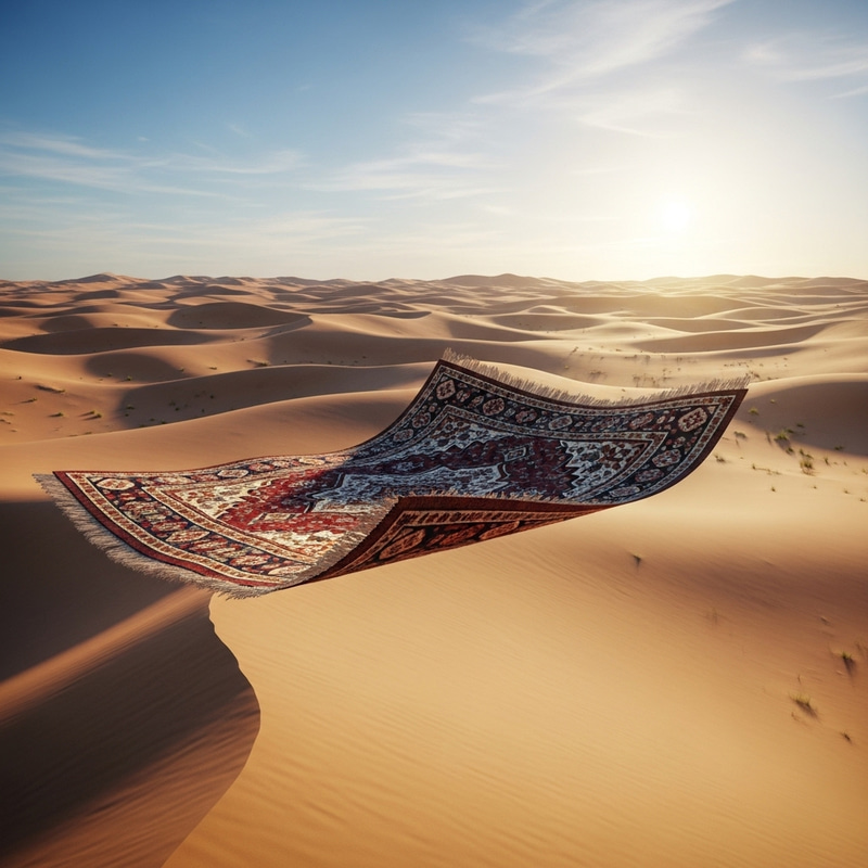 Flying Carpet in the Desert Flying Carpet in the Desert