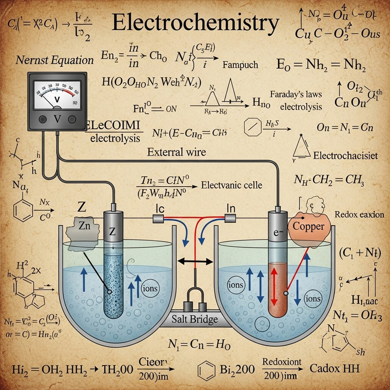 Electrochemistry Explained: Diagrams & Reactions Electrochemistry Explained: Diagrams & Reactions