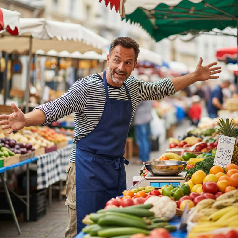 Marktschreier Marvin: The Energetic Market Seller