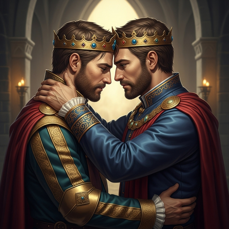 Emotional Friendship Between Muscular Monarchs | Castle Mystique Emotional Friendship Between Muscular Monarchs | Castle Mystique