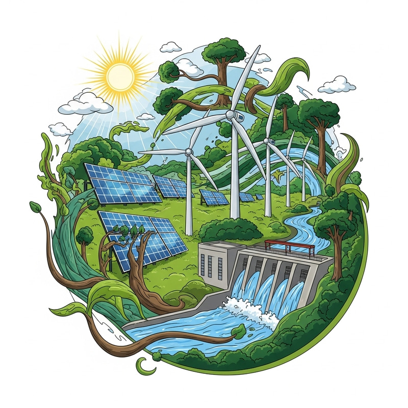 Renewable Energy & Abstract Nature Visuals Renewable Energy & Abstract Nature Visuals