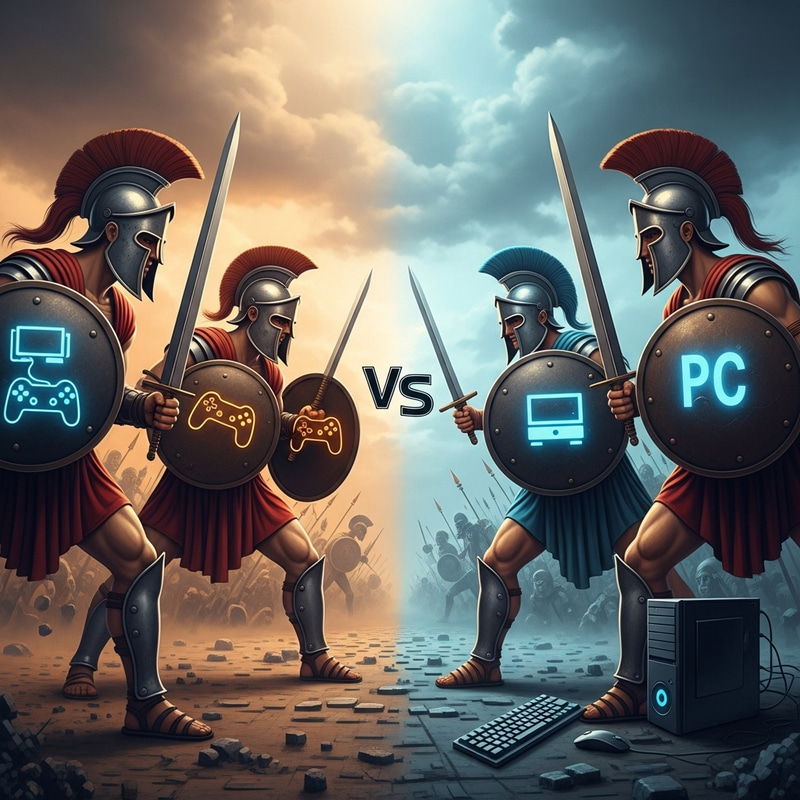 Console vs PC Gaming: The Ultimate Battle Unleashed with Realism Console vs PC Gaming: The Ultimate Battle Unleashed with Realism