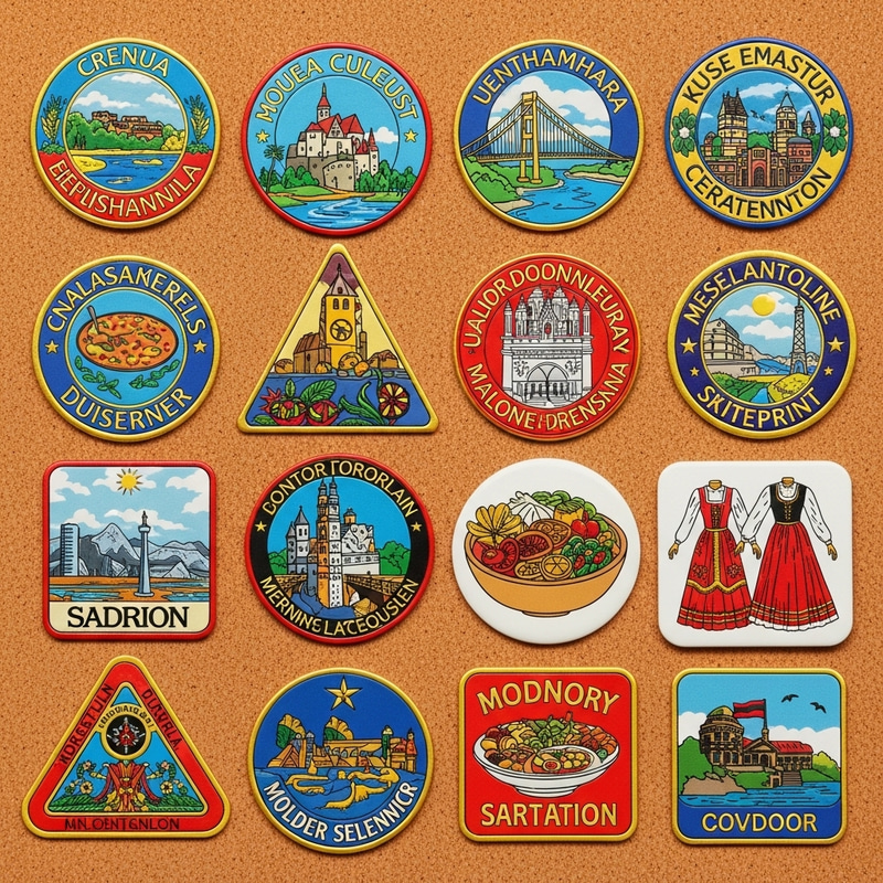 Souvenir Badges Series - Traveler's Global Collection Souvenir Badges Series - Traveler's Global Collection