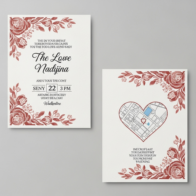 Elegant Floral Weeding Invitation Card | Stunning Design Elegant Floral Weeding Invitation Card | Stunning Design