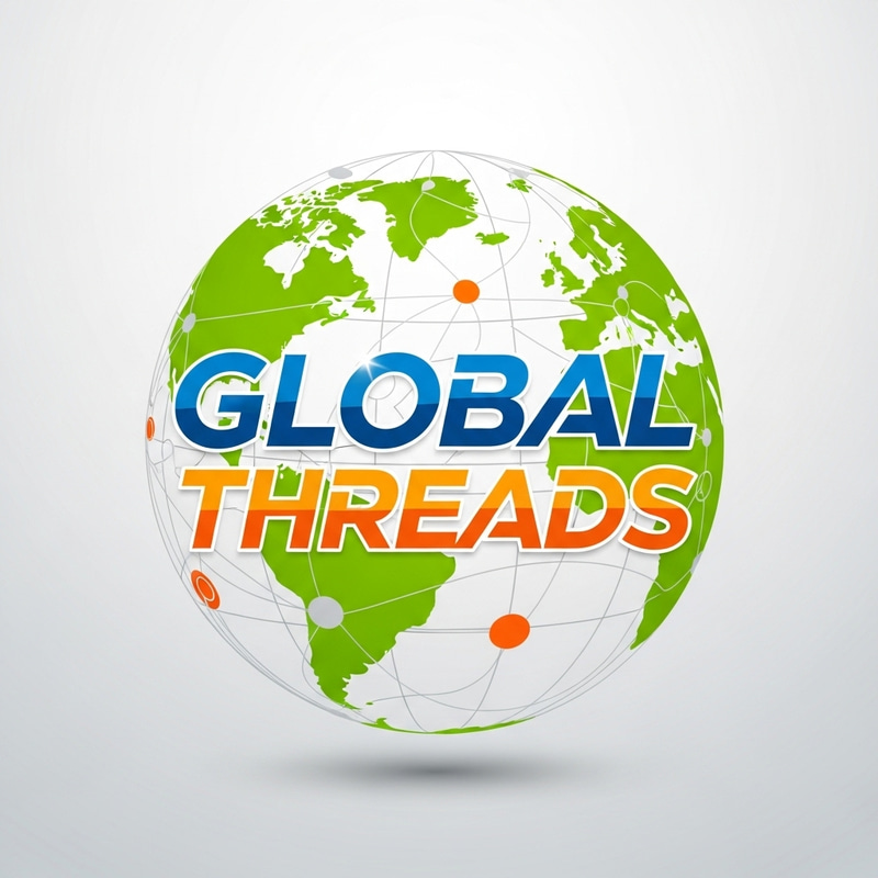 International Fashion Globe Logo Design International Fashion Globe Logo Design