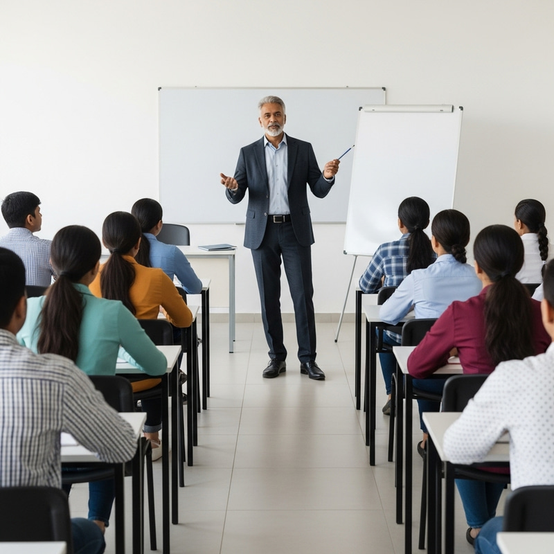 Leadership Training Session in South Asian Classroom