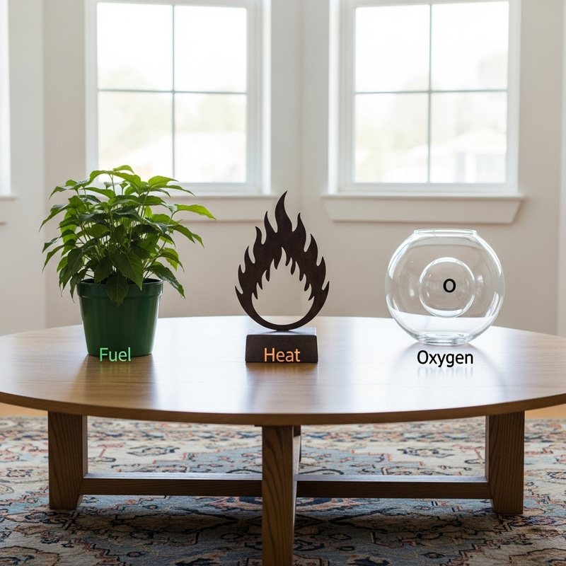 Elements of Combustion: Fuel, Heat & Oxygen Elements of Combustion: Fuel, Heat & Oxygen