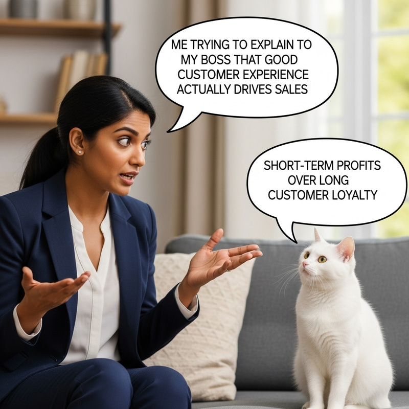 Explaining Good Customer Experience to Boss vs Short-Term Profits Explaining Good Customer Experience to Boss vs Short-Term Profits