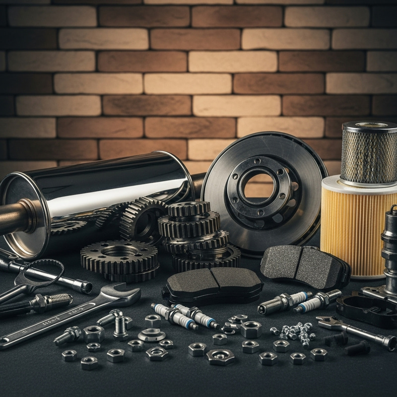 Auto Parts Collection | Exhaust Pipe, Gears, Brake Pads & More Auto Parts Collection | Exhaust Pipe, Gears, Brake Pads & More