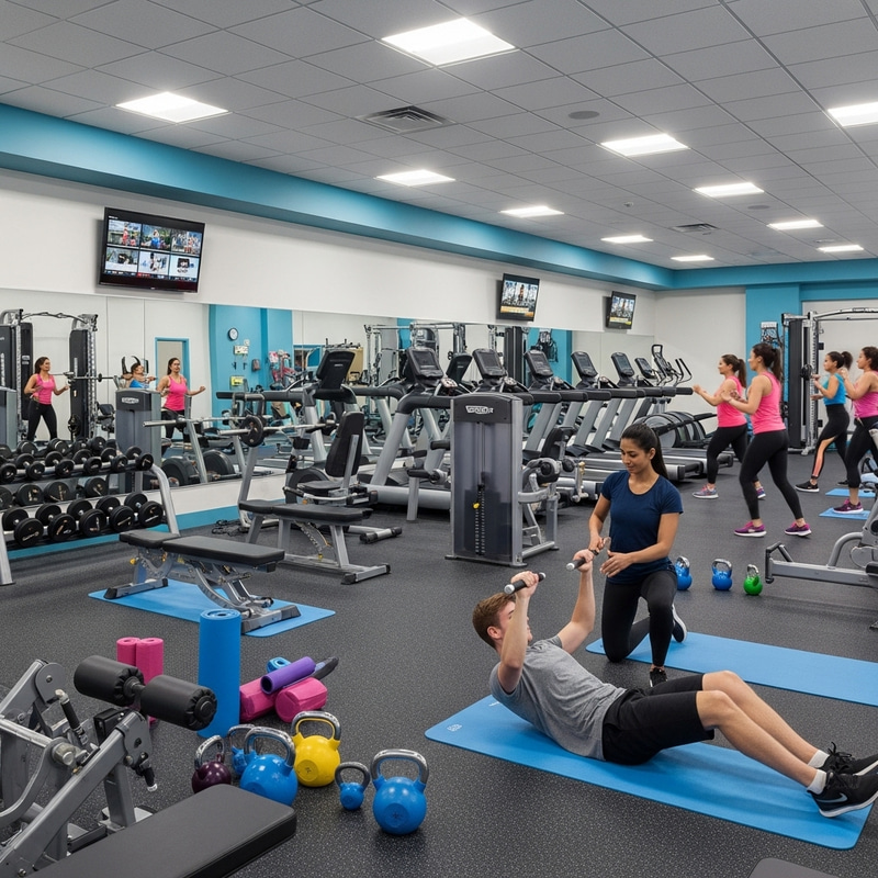 Modern Gym Interior Design: Best Equipment, Personal Training & Zumba Classes