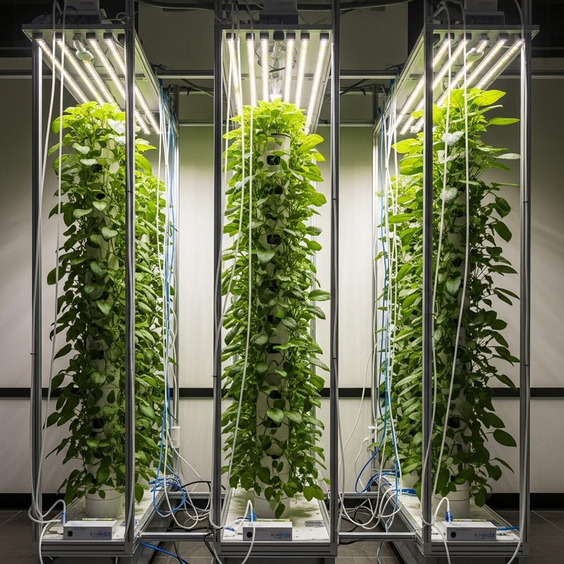 Automated Vertical Garden: Innovative Indoor Growing Automated Vertical Garden: Innovative Indoor Growing
