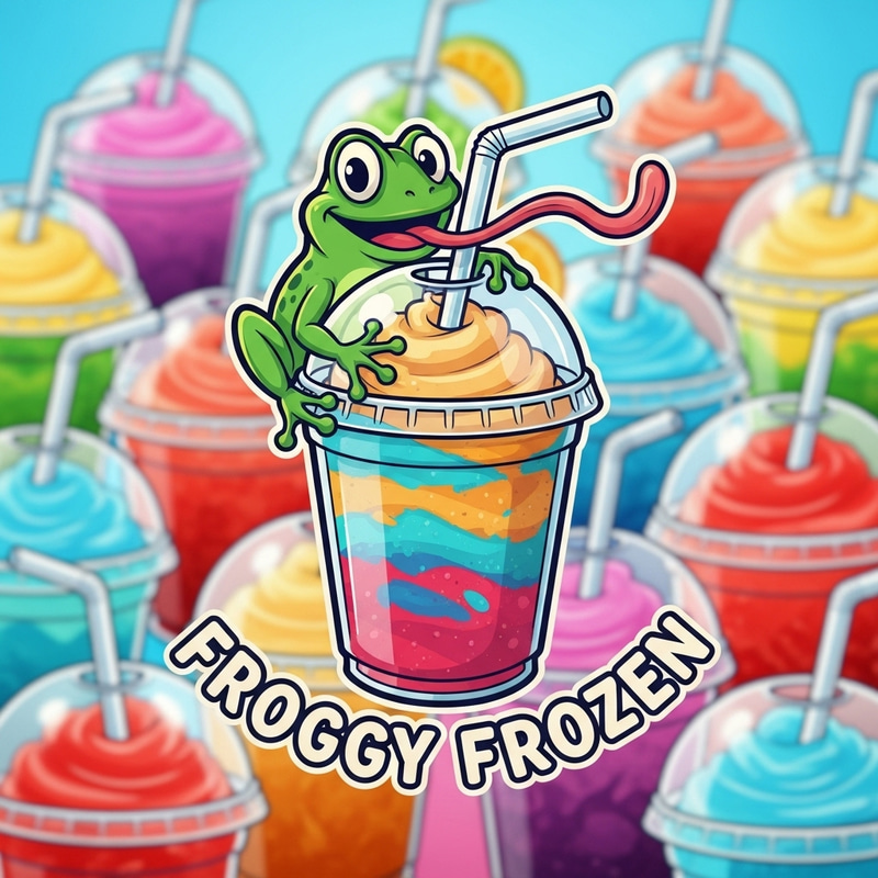 Fun Frog Frozen Cocktails - Colorful & Refreshing Drinks Fun Frog Frozen Cocktails - Colorful & Refreshing Drinks