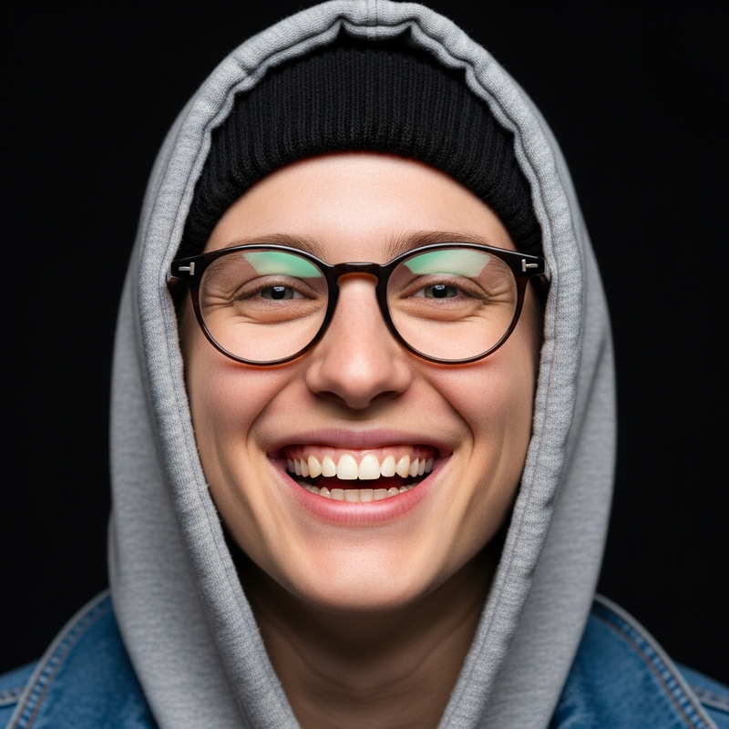 Happy Face - Radiant Smile Portrait Happy Face - Radiant Smile Portrait