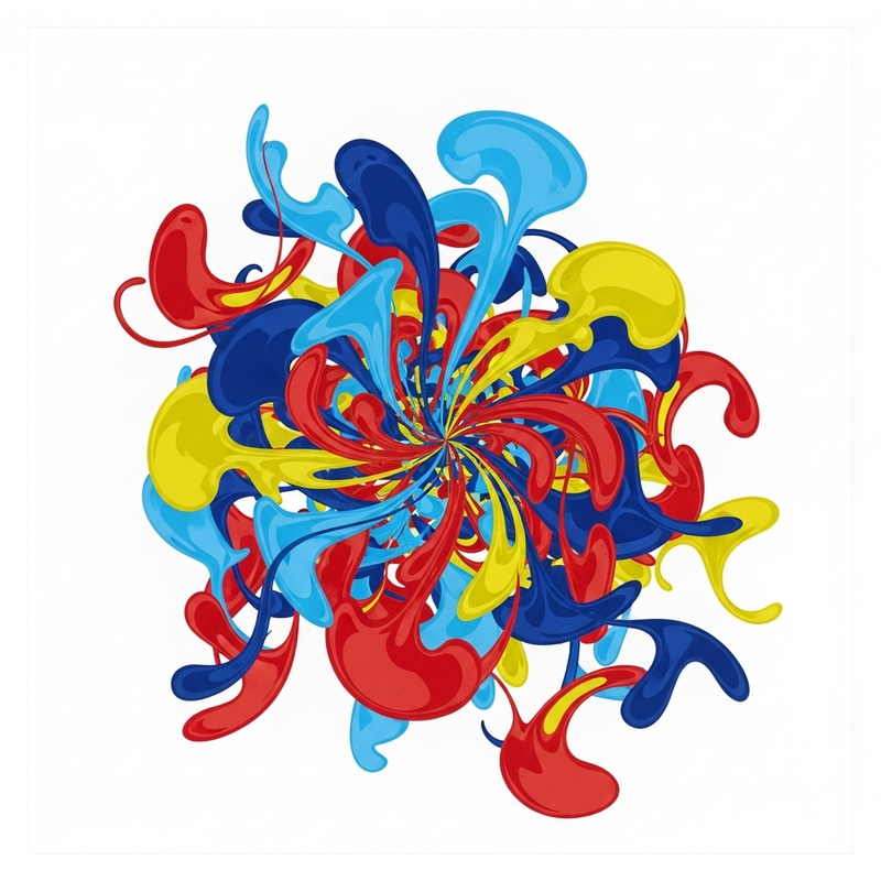 Vibrant Abstract Art: Exploring Colors and Harmony