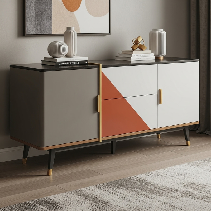 Modern Geometric Furniture | Earth Tones Modern Geometric Furniture | Earth Tones
