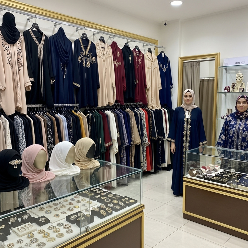 Women Islamic Clothing Store: Abayas, Hijabs & Kaftans Variety