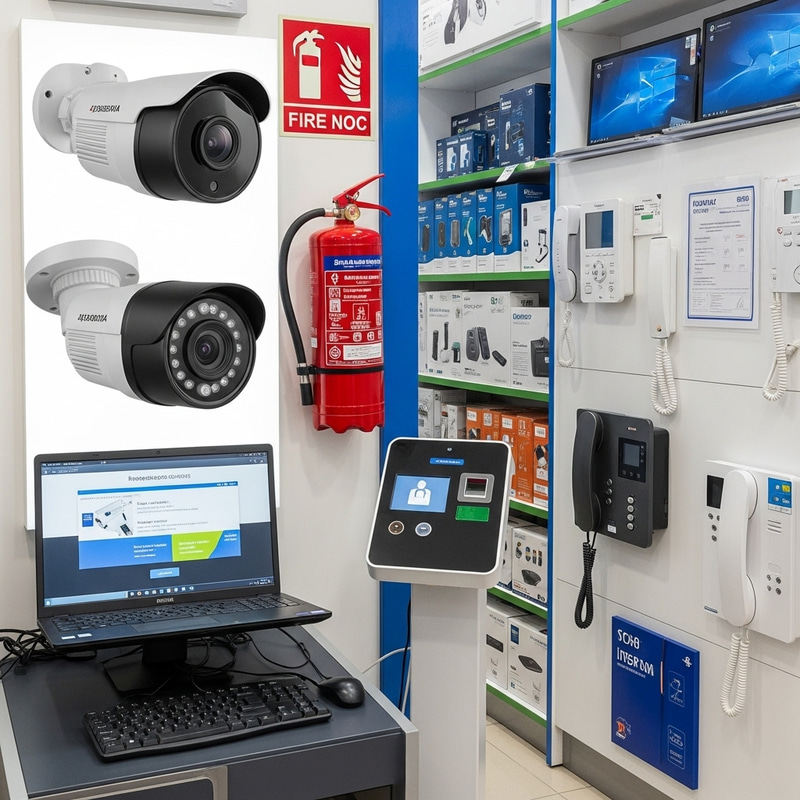 Top Security Gadgets Store | CCTV, Fire Extinguisher, Biometric