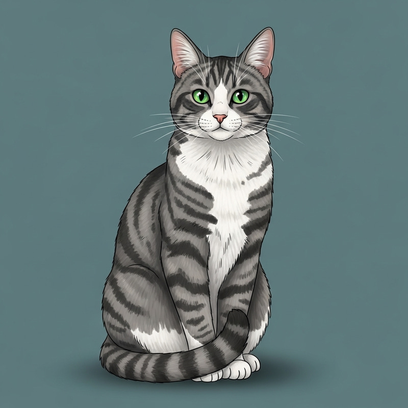 Adorable Cat: Charming Representation Adorable Cat: Charming Representation