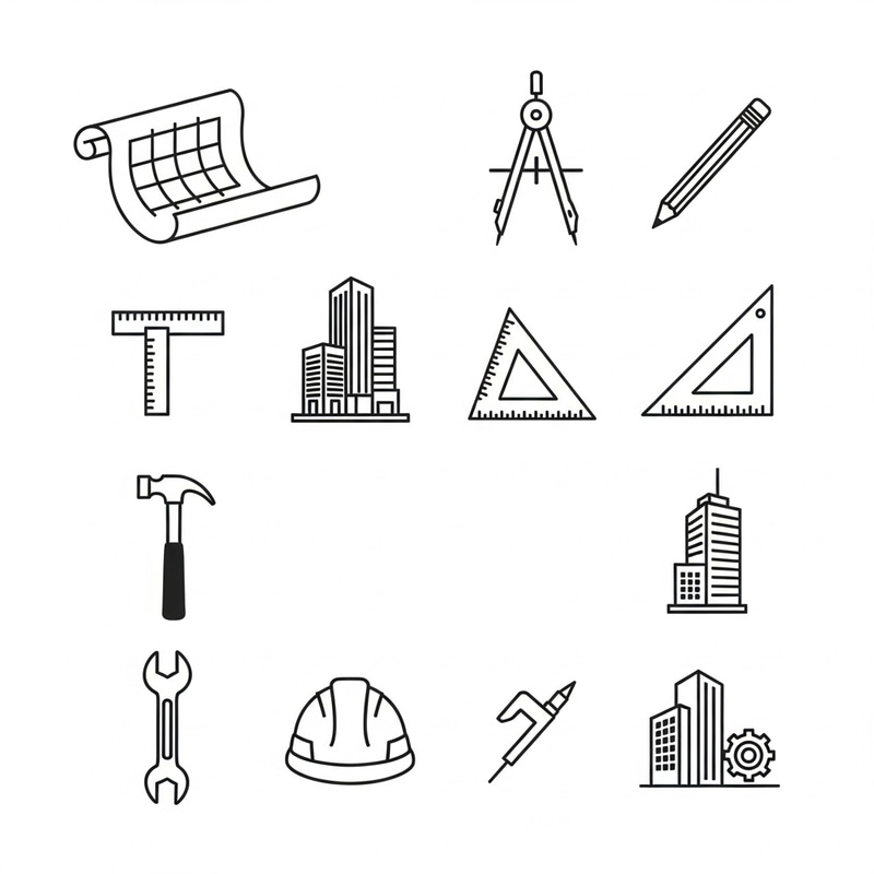 Architectural Structure Design Icons - Free Icon Set Architectural Structure Design Icons - Free Icon Set